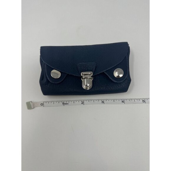 Cuir & Terre two tone Leather shoulder bag matching coin purse Made in France - Picture 16 of 16